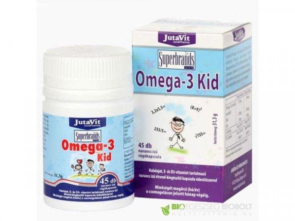 Jutavit Omega-3 Kid Lágykapszula 45 Db 45 db