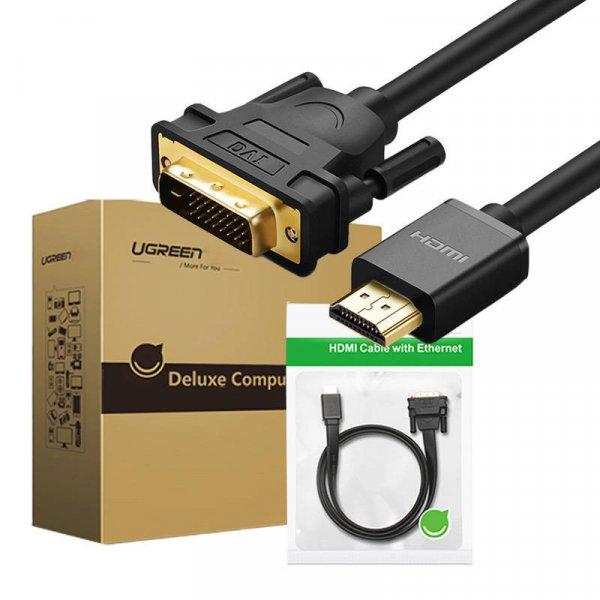 HDMI-DVI kábel UGREEN 11150, 1,5 m (fekete)