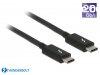 DeLock Thunderbolt 3 (20 Gb/s) USB-C cable male > male pa