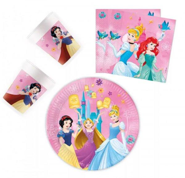 Disney Princess Live Your Story, Hercegnők party szett 36 db-os 23 cm-es
tányérral