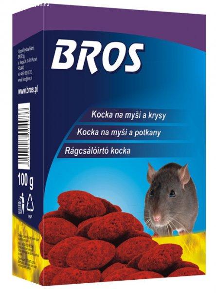 Bros Paraffinos rágcsálóirtó blokk / kocka 100 gr