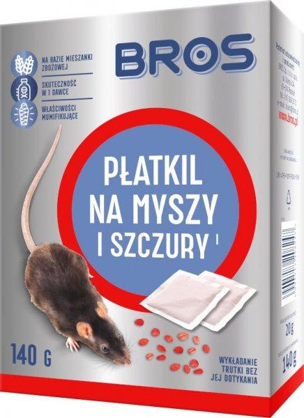 Bros rágcsálóírtó granulátum 140g 29ppm