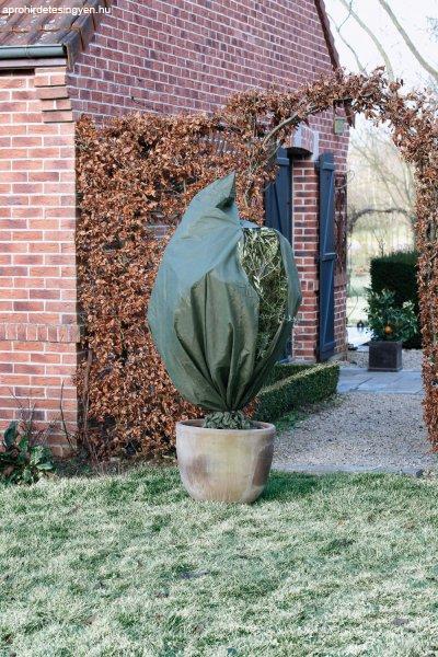Téli takaró fólia zipzárral zöld 300 cmx 393 cm