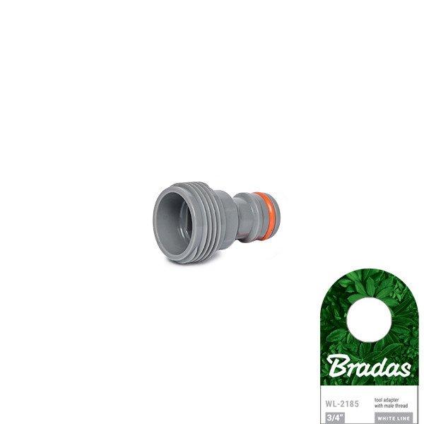 Bradas White Line WL-2185 kuplung adapter, 3/4" külső menettel