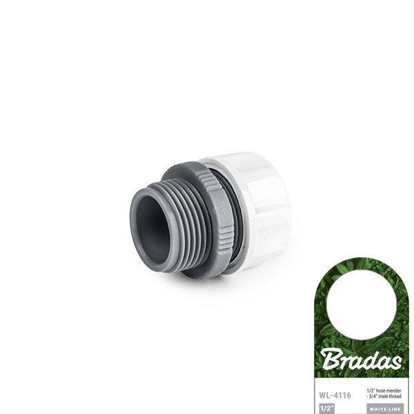 Bradas White Line WL-4116 tömlő összekötő 1/2"-3/4" külső
menettel