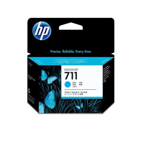 HP CZ134A (711) 29ml cián eredeti tintaparton csomag (3db)