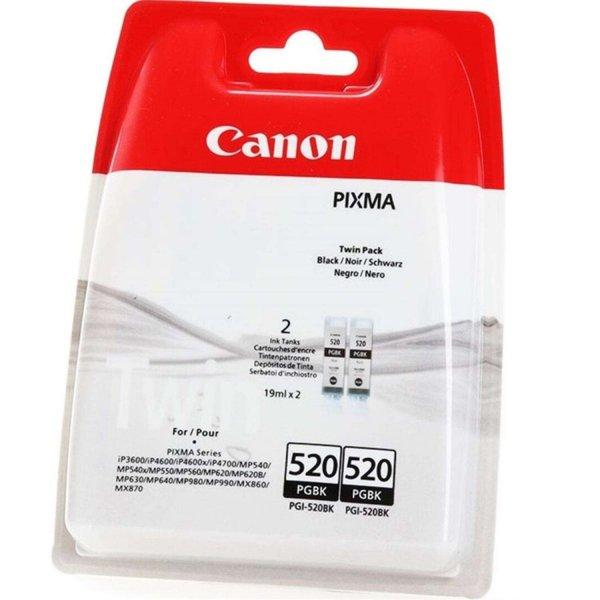 Canon PGI-520BK Eredeti Tintapatron Twin pack Fekete