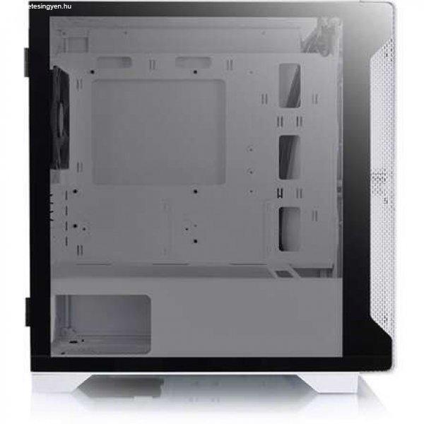 Thermaltake S100 TG Snow Edition táp nélküli ablakos mATX számítógépház
fehér