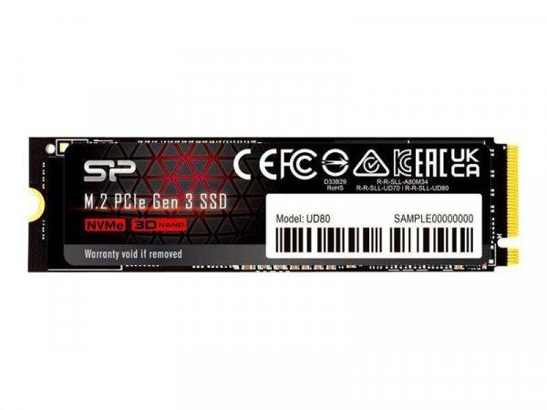 250GB Silicon Power UD80 M.2 SSD meghajtó (SP250GBP34UD8005)