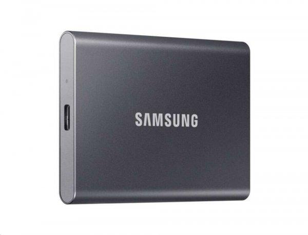 Samsung T7 hordozható SSD, 2TB, USB 3.2,Szürke