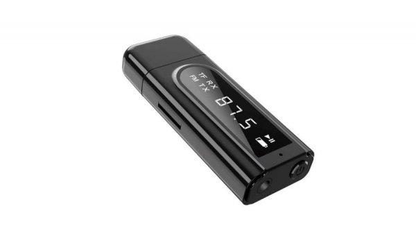 K9 6 az 1-ben LED kijelzős Bluetooth 5.0 audio adó-vevő + PC USB külső
hangkártya, FM transzmitter, MP3 lejátszó beépített mikrofonnal
