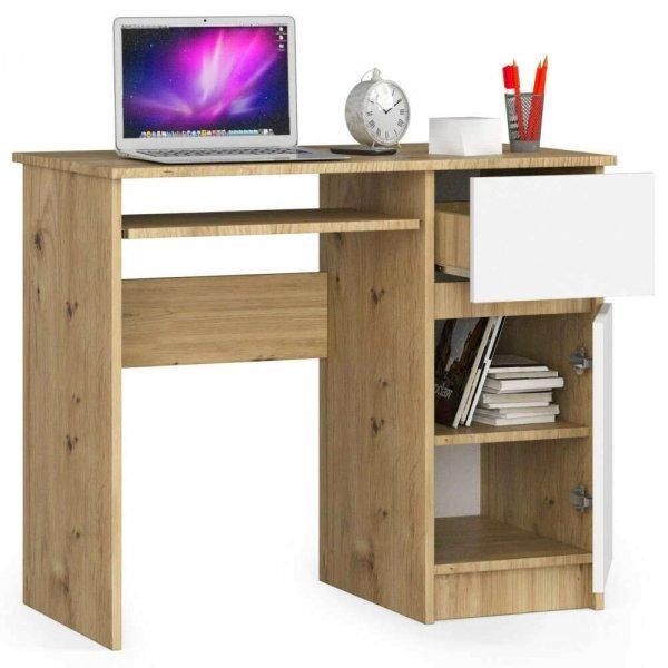Íróasztal - Akord Furniture - 90 cm - arany tölgy