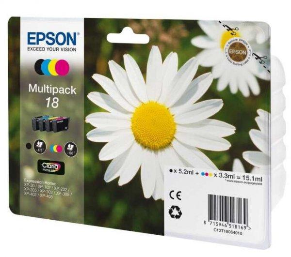 Epson T1806 Eredeti Tintapatron Színes MultiPack