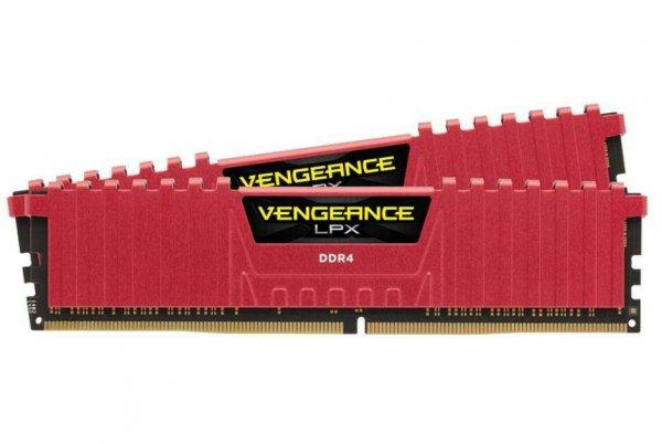 Corsair Vengeance LPX Red - DDR4 16GB 2400MHz (2x8GB) - Memória