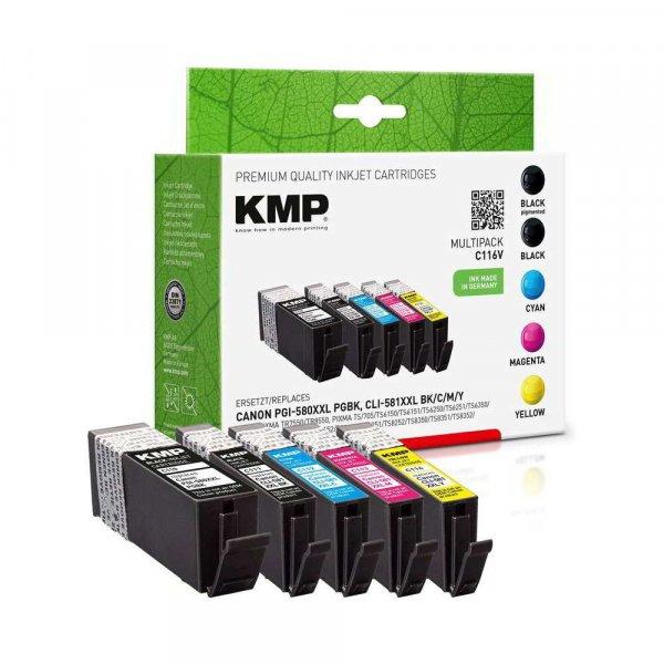 KMP C116V (Canon PGI-580 / CLI-581XXL) Tintapatron Multipack - Chipes