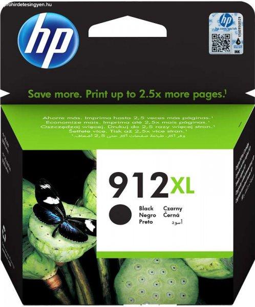 HP 912XL Eredeti Tintapatron Fekete