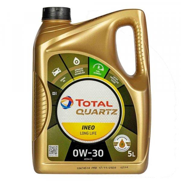 Total Quartz Ineo Long Life 0W-30 5L motorolaj