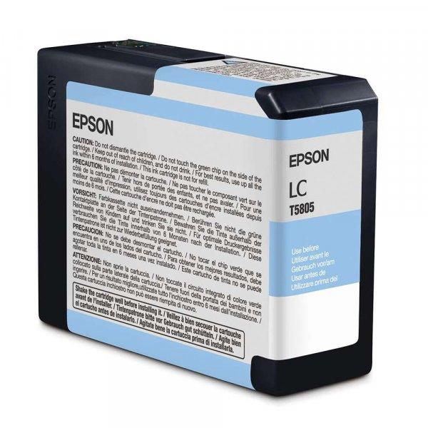 Epson T5805 Eredeti Tintapatron Világos Cián