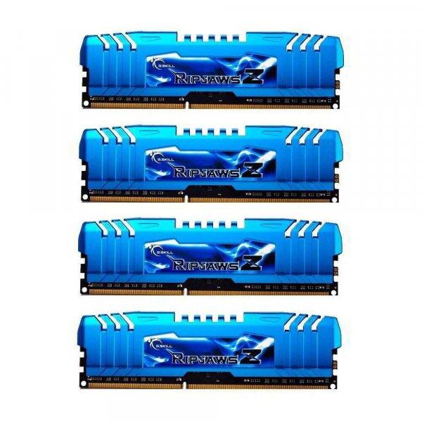 G.Skill 32GB /2400 RipjawsZ Blue DDR3 RAM KIT (4x8GB)
