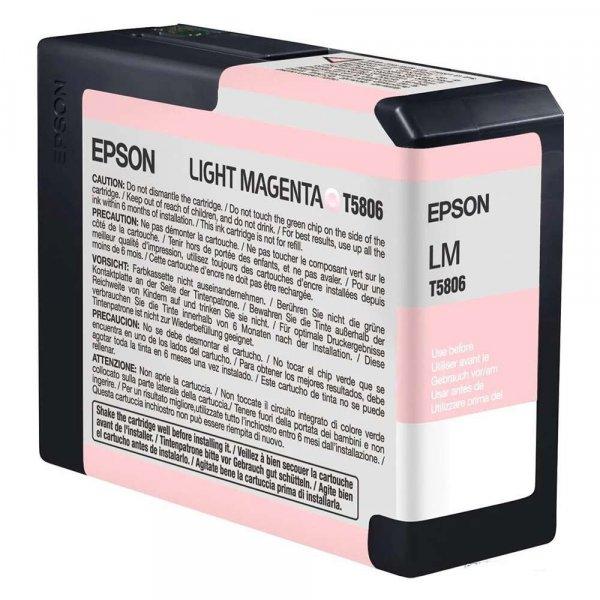 Epson T5806 Eredeti Tintapatron Világos Magenta