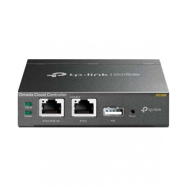 TP-Link OC200 Omada 2 x 10/100 Mbps Ethernet, 1 x USB 2.0, Micro USB Fekete
felhővezérlő
