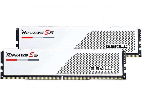 G.Skill 32GB / 5600 Ripjaws S5 White DDR5 RAM KIT (2x16GB)