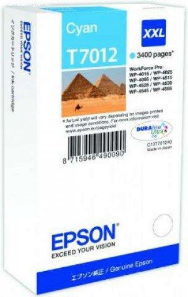 Epson T7012 Cyan tintapatron eredeti C13T70124010