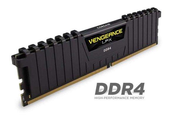 8GB 2666MHz DDR4 RAM Corsair Vengeance LPX Black CL16 (CMK8GX4M1A2666C16)