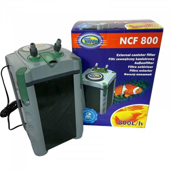 AQUA NOVA külső szűrő NCF-800 töltettel 100-200l-ig 800 l/h