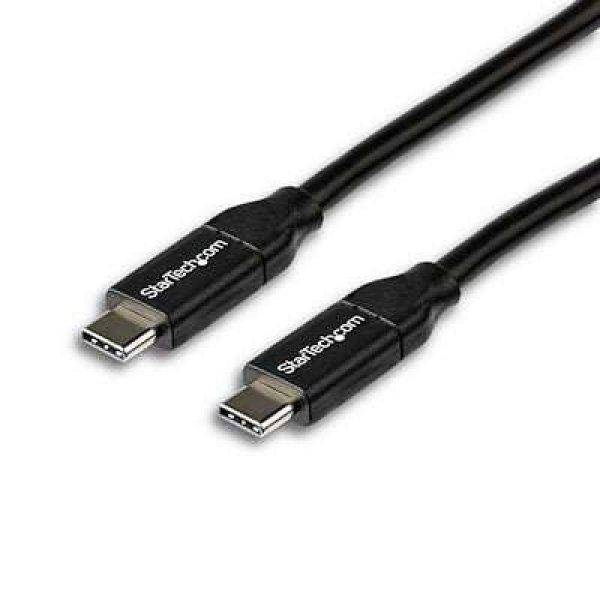 Startech.com USB Type-C - USB Type-C adat- és töltőkábel 2m fekete
(USB2C5C2M)