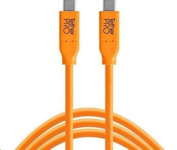 Tether Tools TetherPro USB-C -> USB-C 4.6m kábel narancssárga (CUC15-ORG)