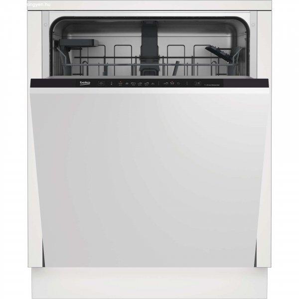 Beko DIN36420 Beépíthető mosogatógép, 14 teríték, 6 program, ProSmart
Inverter motor, Rugalmas evőeszközkosár, E energiaosztály, Fehér