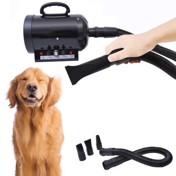 Kutya szárítógép, kutya hajszárító – 2400 W, 3 színben - PawHut® -
Fekete