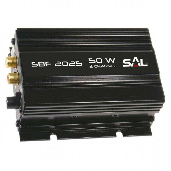 SAL Sbf2025 autós erősítő, autó HIFI végfok, SAL SBF 2025 autóhifi
erősítő boxer 2 csatornás 50w erősítő