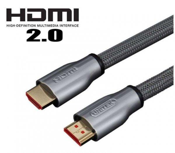 UNITEK Y-C142RGY HDMI kábel 10 M HDMI A-típus (Standard) Ezüst, Cink