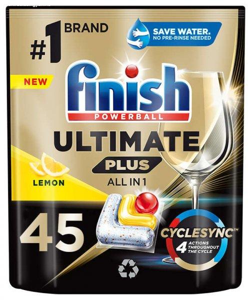 Finish Ultimate Plus All in 1 Lemon Mosogatógép kapszula 45db