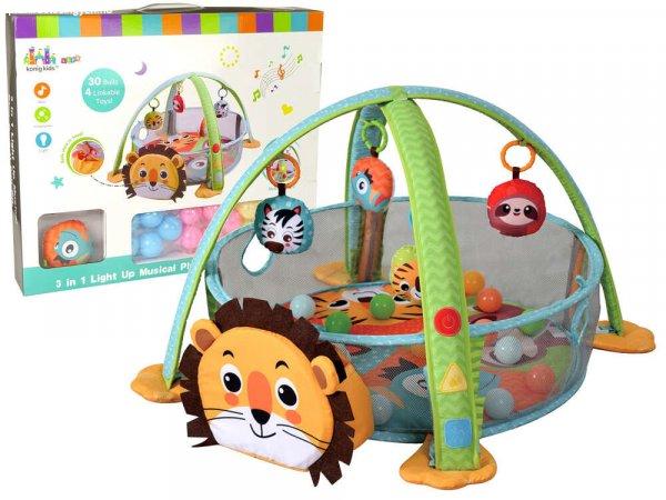 Oktatási matrac oroszlán játszótér labdák babának 10004