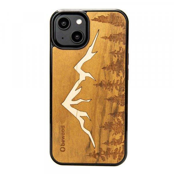 Fából készült tok iPhone 14 Bewood Mountains Imbuia