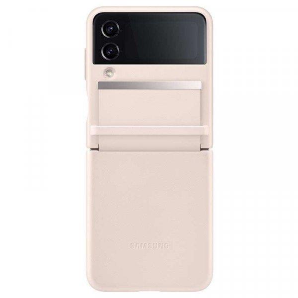 Samsung Galaxy Z Flip4 kihajtható bőrtok rózsaszín (EF-VF721LPEGWW)