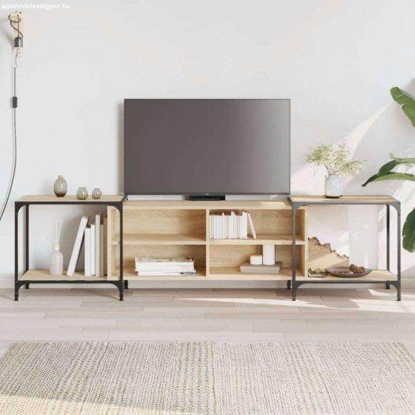 vidaXL sonoma tölgy színű szerelt fa TV-szekrény 203 x 37 x 50 cm