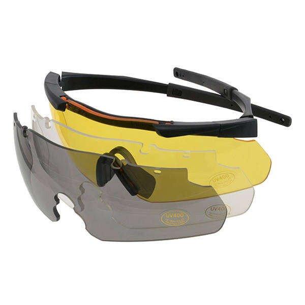 Opsmen Hardcore cserélhető lencsés lövész szemüveg (1 keret, 3 lencse)
