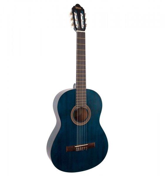 Valencia VC204TBU Klasszikus gitár kék 4/4