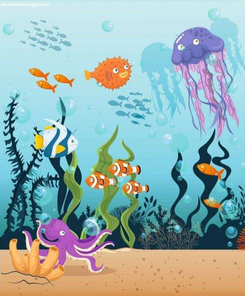 Tenger élővilága, óceán állatai poszter, függőleges I. - 220 cm x 265 cm
- Best4Baby magyar gyerek poszter