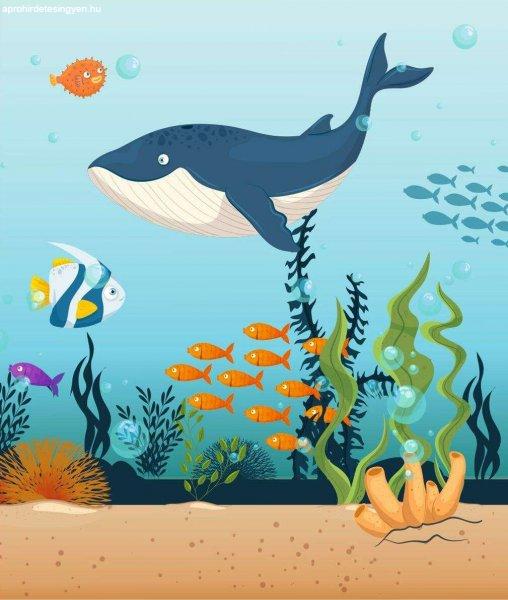 Tenger élővilága, óceán állatai poszter, függőleges II. - 220 cm x 265
cm - Best4Baby magyar gyerek poszter