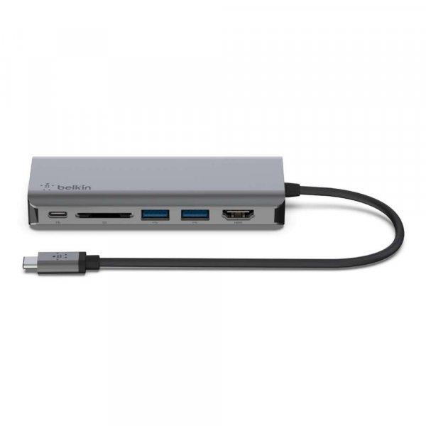 Belkin AVC008BTSGY USB C Multiport HUB (6 port)
