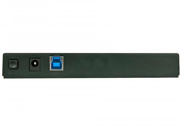 LINDY 43228 USB 3.1 HUB (7 port) Fekete