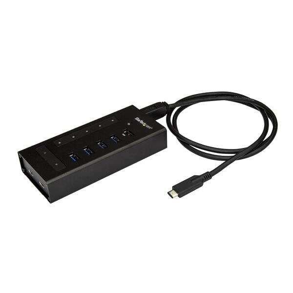StarTech.com 7 portos USB 3.0 Hub fekete (HB30C5A2CST)