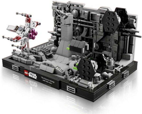LEGO Star Wars Halálcsillag árokfutam dioráma