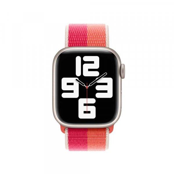 Apple Watch S7 Gyári Műanyag szíj 41mm - Nektarin/Babarózsa