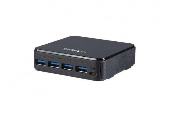 Startech HBS304A24A USB 3.0 HUB (4 port) - Fekete